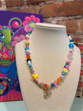 Y2K F BALLOON INITIAL CUSTOM EYE CANDY CHAIN